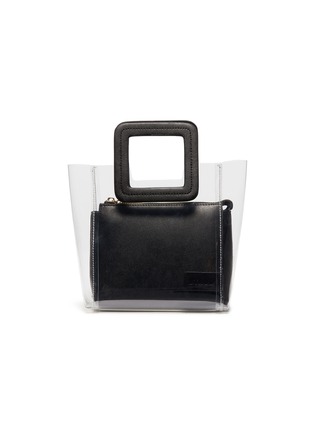 Main View - Click To Enlarge - STAUD - 'Shirley' leather handle PVC mini tote