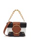 Main View - Click To Enlarge - YUZEFI - 'Asher' oversized ring leather camera box bag