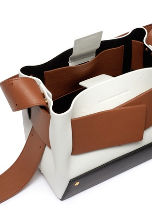 Detail View - Click To Enlarge - YUZEFI - 'Biggy' foldover panel leather shoulder bag