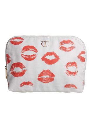 Main View - Click To Enlarge - CHARLOTTE TILBURY - Lip print canvas makeup bag