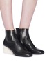 Figure View - Click To Enlarge - MERCEDES CASTILLO - 'Kyler' sculptural heel leather ankle boots