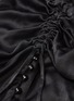 Detail View - Click To Enlarge - ELISSA MCGOWAN - Button ruched outseam side split skirt