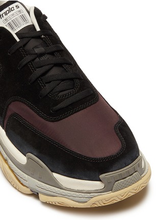 Detail View - Click To Enlarge - BALENCIAGA - 'Triple S' neoprene panel stack midsole sneakers