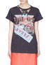 Main View - Click To Enlarge - FORTE COUTURE - 'Angel' lace panel graphic print T-shirt