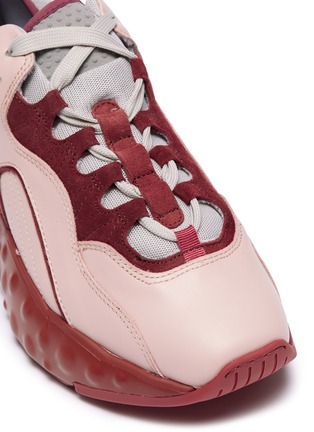 Detail View - Click To Enlarge - ACNE STUDIOS - Colourblock leather sneakers
