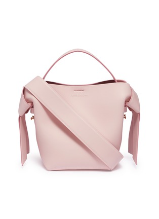 Main View - Click To Enlarge - ACNE STUDIOS - Knot sash mini cow leather bag