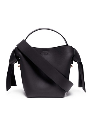 Main View - Click To Enlarge - ACNE STUDIOS - Knot sash mini cow leather bag