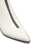Detail View - Click To Enlarge - ALEXANDER WANG - 'Eri' ball chain trim leather ankle boots