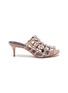 Main View - Click To Enlarge - ALEXANDER WANG - 'Sofia' dome stud caged suede sandals