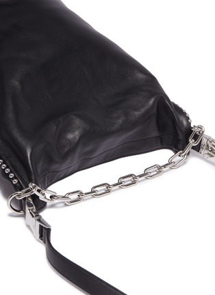  - ALEXANDER WANG - 'Attica Dry Sack' ball chain trim leather crossbody bag