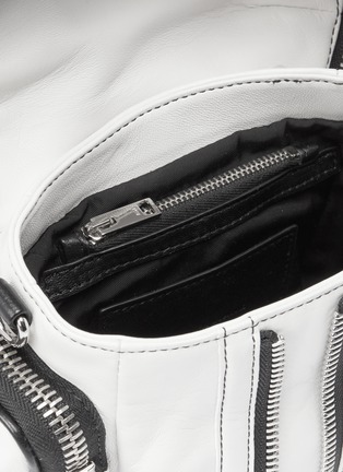 Detail View - Click To Enlarge - ALEXANDER WANG - 'Marti' micro leather crossbody bag