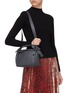 Front View - Click To Enlarge - SOPHIE HULME - 'Bolt' small leather shoulder bag