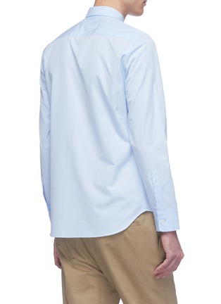 Back View - Click To Enlarge - MAISON MARGIELA - Contrast chest pocket shirt