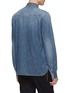 Back View - Click To Enlarge - MAISON MARGIELA - Shoulder panel Western denim shirt