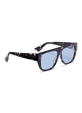 Figure View - Click To Enlarge - DIOR - 'Dior Club 2' detachable visor acetate D-frame sunglasses