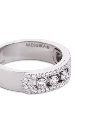 Detail View - Click To Enlarge - MESSIKA - 'Move Noa Pavé' diamond 18k white gold ring