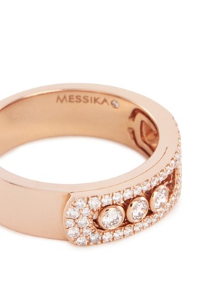 Detail View - Click To Enlarge - MESSIKA - 'Move Noa Pavé' diamond 18k rose gold ring