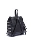 Detail View - Click To Enlarge - KARA - Multi zip pebbled leather small backpack