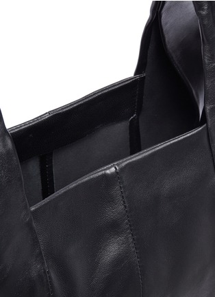 Detail View - Click To Enlarge - KARA - Mini leather shopper bag