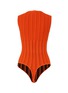Figure View - Click To Enlarge - ALAÏA - Geometric cutout knit bodysuit
