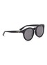 Figure View - Click To Enlarge - GUCCI - Glass crystal star acetate round sunglasses
