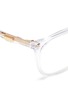 Detail View - Click To Enlarge - GUCCI - Rainbow tips acetate square optical glasses
