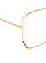 Detail View - Click To Enlarge - GUCCI - Cutout metal angular optical glasses