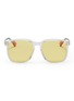 Main View - Click To Enlarge - GUCCI - Rainbow tips acetate square sunglasses