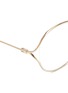 Detail View - Click To Enlarge - GUCCI - Oversized metal round optical glasses