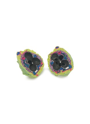 Main View - Click To Enlarge - ELYSE GRAHAM - Small geode set – Lime