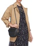 Figure View - Click To Enlarge - - - 'Hortensia' mini leather shoulder bag