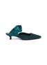 Main View - Click To Enlarge - THE ROW - 'Coco' satin bow suede mules