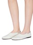 Figure View - Click To Enlarge - THE ROW - 'Boheme' deerskin leather flats