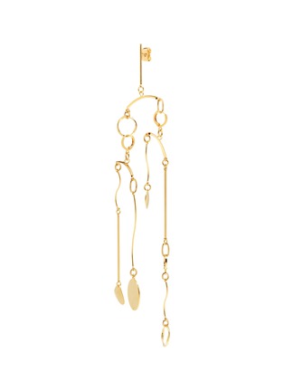 Main View - Click To Enlarge - MOUNSER - 'Deluge' detachable geometric link drop single earring