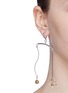 Front View - Click To Enlarge - MOUNSER - 'Flurry' detachable geometric link drop single earring