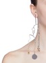 Figure View - Click To Enlarge - MOUNSER - 'Flurry' detachable geometric link drop single earring