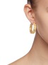 Figure View - Click To Enlarge - ROSANTICA - 'Volutta' rope effect hoop earrings