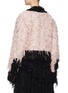 Back View - Click To Enlarge - ANAÏS JOURDEN - 'Pink Kitty' colourblock bouclé knit coat
