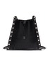 Main View - Click To Enlarge - SONIA RYKIEL - 'Le Baltard' leather net drawstring backpack