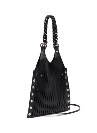 Detail View - Click To Enlarge - SONIA RYKIEL - 'Le Baltard' medium leather net tote