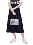 Figure View - Click To Enlarge - SONIA RYKIEL - 'Le Baltard' leather net double pouch