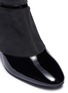 Detail View - Click To Enlarge - PIERRE HARDY - 'Laura' patent leather stretch suede ankle boots