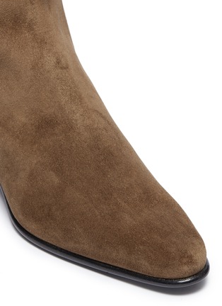 Detail View - Click To Enlarge - PIERRE HARDY - 'Reno' suede ankle boots