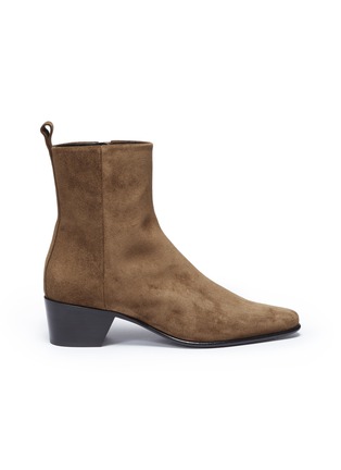 Main View - Click To Enlarge - PIERRE HARDY - 'Reno' suede ankle boots