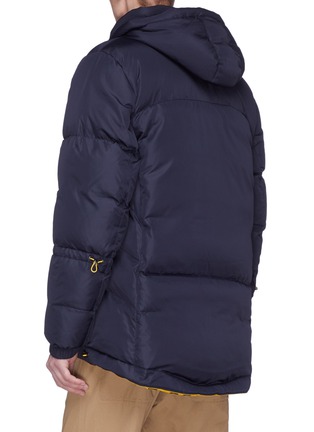 Back View - Click To Enlarge - GEYM - Hooded down puffer jacket