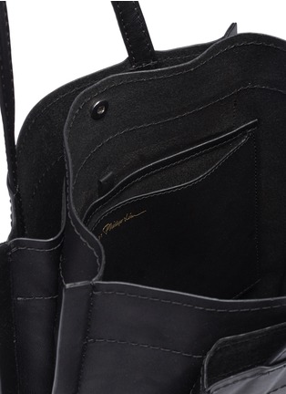Detail View - Click To Enlarge - 3.1 PHILLIP LIM - 'Slim Accordion' stripe leather tote