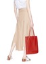 Figure View - Click To Enlarge - 3.1 PHILLIP LIM - 'Slim Accordion' leather tote