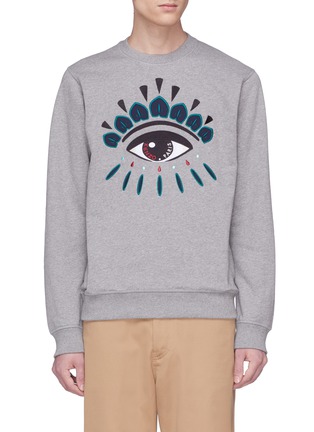 Main View - Click To Enlarge - KENZO - 'Eye' embroidered sweatshirt