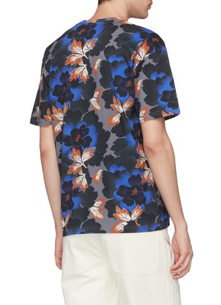 Back View - Click To Enlarge - KENZO - 'Indonesian Flower' graphic logo print T-shirt
