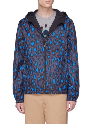 Main View - Click To Enlarge - KENZO - Leopard print reversible windbreaker jacket